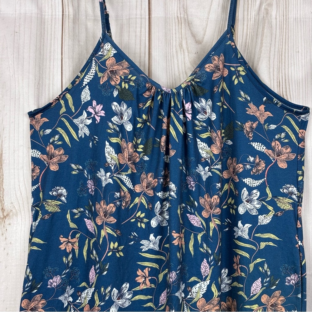 Anrabess Jumpsuit Boho Loose Casual Summer Style Loose Fit Relaxed Blue Size XL - Picture 4 of 16